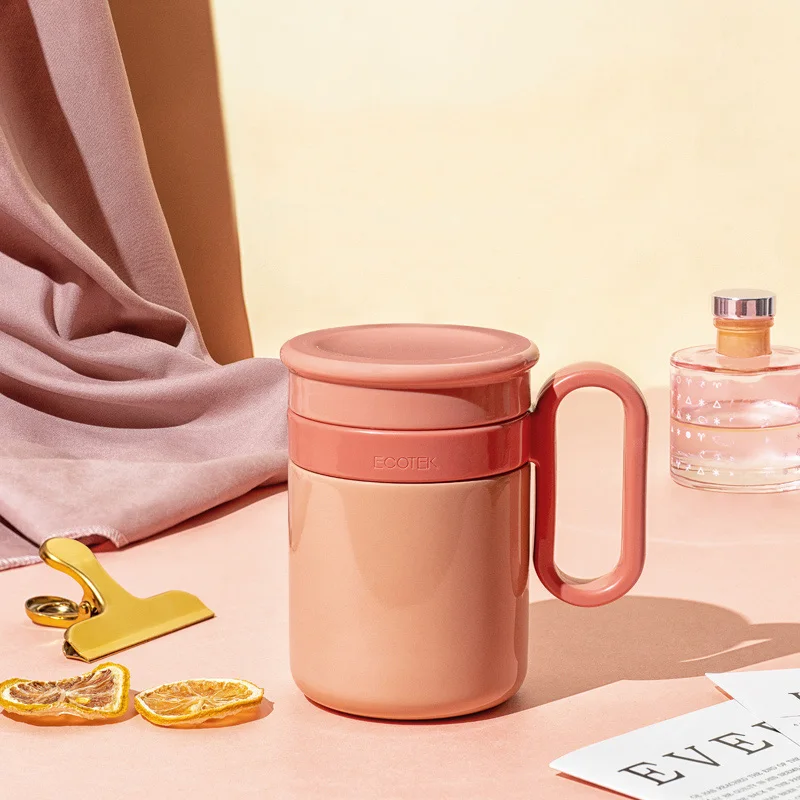 

Plastic Water Bottle Aesthetic Designer Small Handle School Water Bottle Coffee Thermos Garrafa Termica Vacuum Flasks ZZ50BB