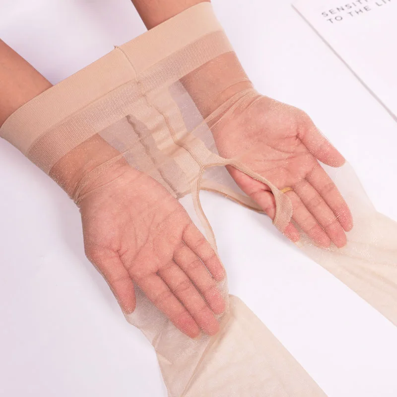 

Ультратонкие шелковые чулки с вырезами, перламутровые колготки, сексуальные пикантные тонкие открытые женские носки с вырезами, оптовая пр...