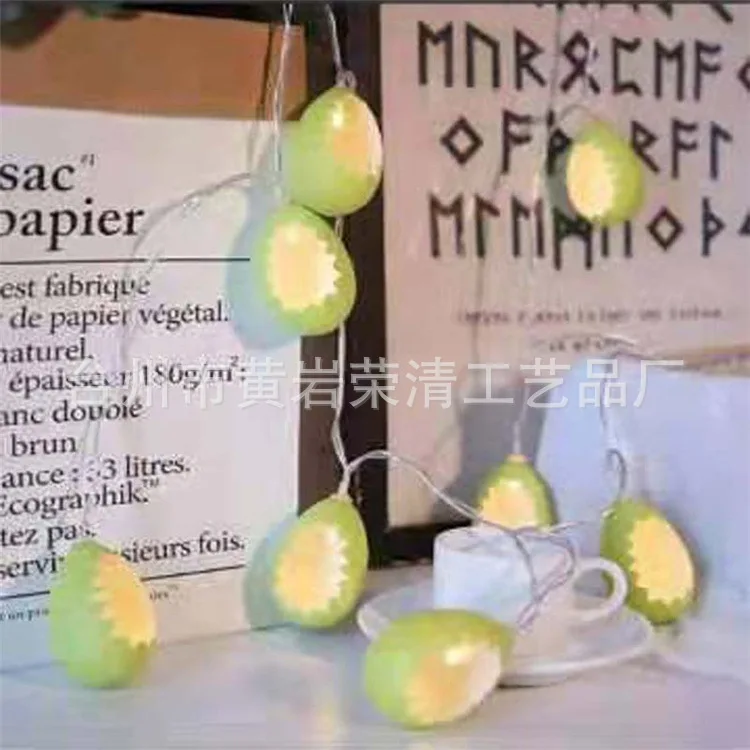 

Easter Decoration Light Macaron Fresh Broken Shell Egg Light String Ins Girl Heart Room Decoration Light Night Light String