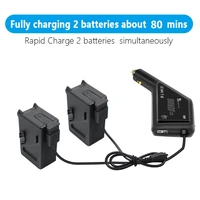 67ja 3in1 battery car charger remote control charge adapter for d ji fpv combo drone battery