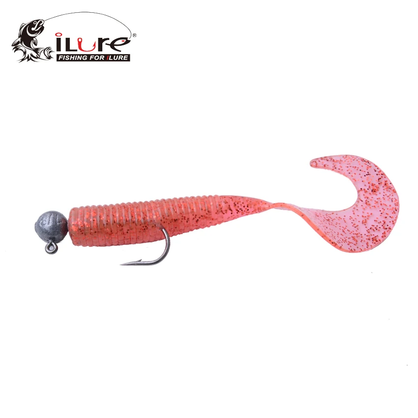 ILure 10 шт./лот крючки станок и Lead Jig Head 3.5g 5g 7g 10g 14g с зазубринами Мягкая приманка