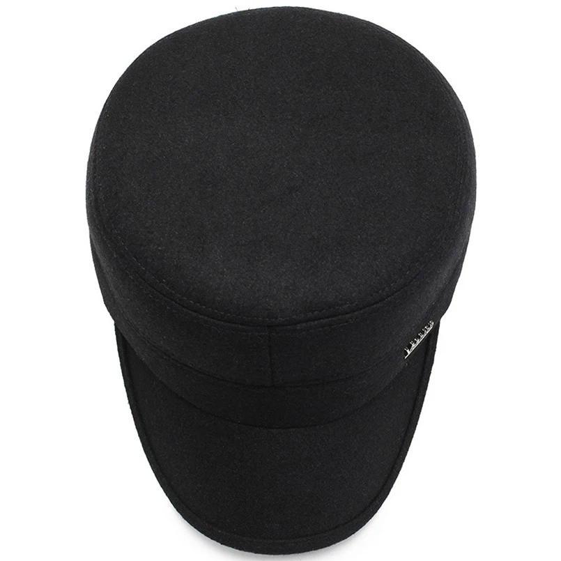 Новинка 2021 зимняя шапка мужская на плоской подошве зимние военные шапки плотная