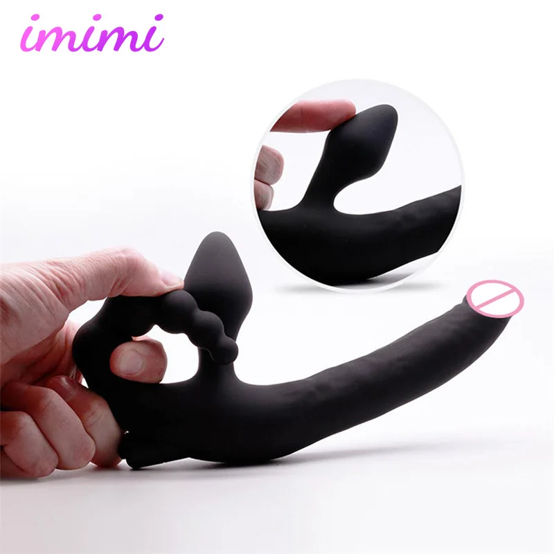 Лесбийский мастурбатор дилдо вибратор стимуляция пениса анальные бусины с