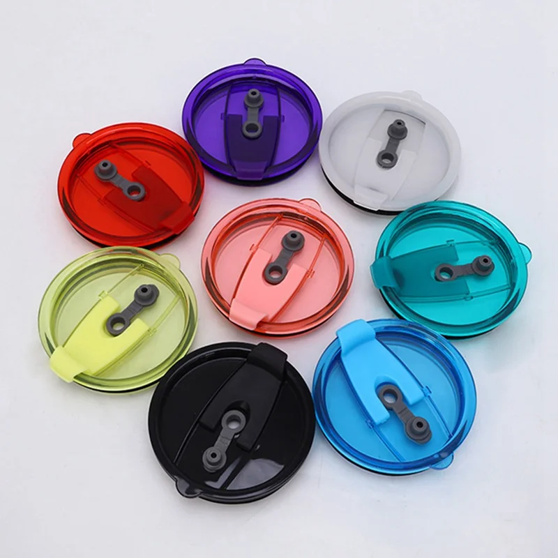 

Crystal Clear Plastic 30 Oz Splash Spill Proof Snowman Lid Sealing Cover Fresh-keeping Lid For Food Pot Dish Kitchen Accessories