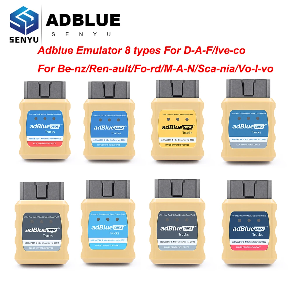 Эмулятор Adblue OBD2 для EURO 4/5 Volvo Scania эмулятор AdBlueobd2 RENAULT/IVECO/DAF Ad синий - купить по