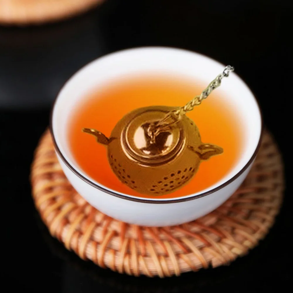 

Cute Stainless Steel Tea Set Durable Household Silver Creative Originality