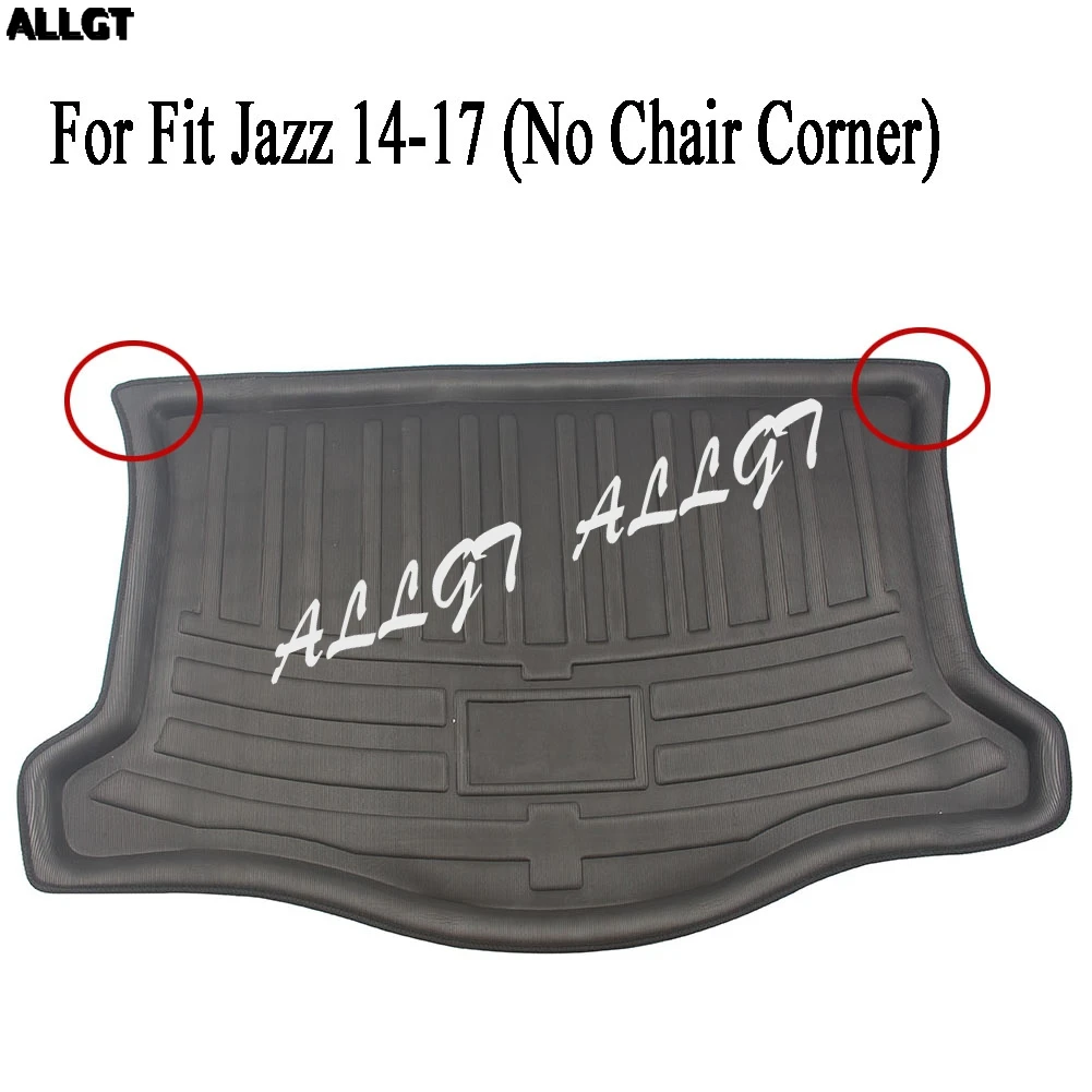 Задняя Крышка багажника коврики для груза защита пола подкладка Honda Fit Jazz 2014 2015 2016