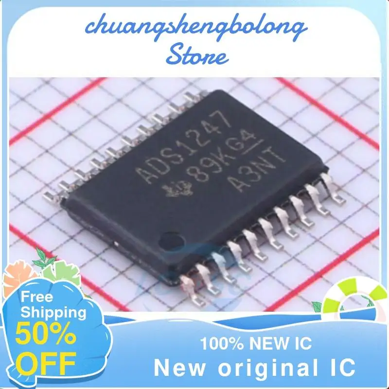 

10-200PCS ADS1247IPWR ADS1247IPW TSSOP20 New original IC