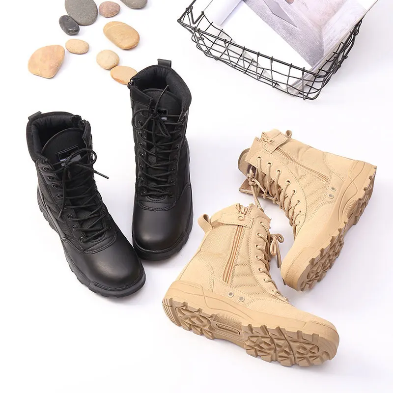 

Winter Women Warm Training Hiking Shoes Men Tactical Martin Boots Waterproof Non-Slip Ankle Boots Mountaineering Desert Shoes