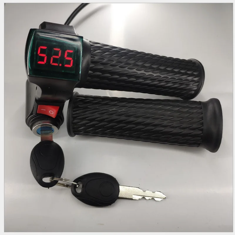 

Ускоряющая ручка с поворотной дроссельной заслонкой для электрического велосипеда, самоката, Блокировка питания, переключатель включения ...