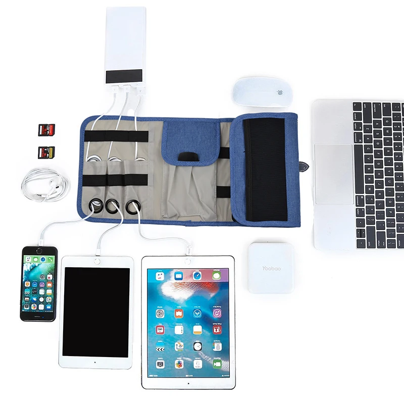 

Storage Bag USB Cables Charger Storage Bag Multi Function Portable Card Bag Data Line Portable Battery Headset Hard Disk