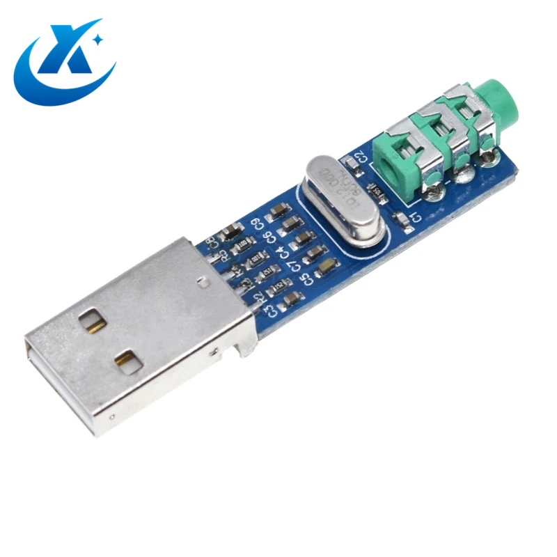 USB PCM2704 Аудио Звуковая карта DAC декодер модуль 5 в HIFI динамик звуковая плата для