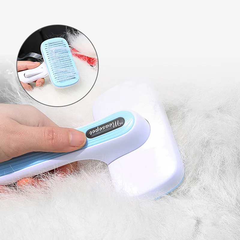 

Dog Combs Automatic Pet Hair Removal Comb Pet Grooming Brush Dog Grooming Dog Brushes Cat Brushes Pet Comb Dog Supplies