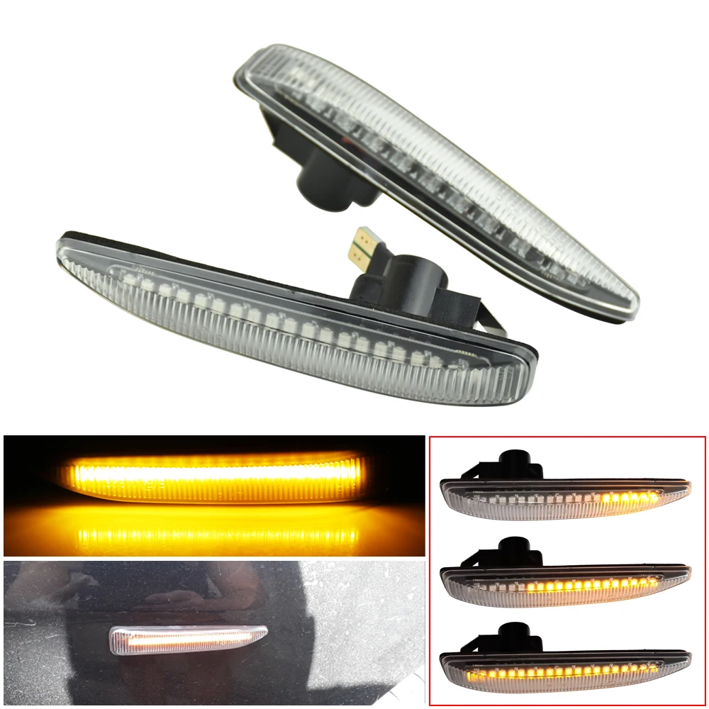 

Turn Signal Amber Lights 63137164758 For BMW 7 SeriesE65 E66 E67 E68 2001-2008 63137164757 Flowing Car Fender Side Repeater Lamp