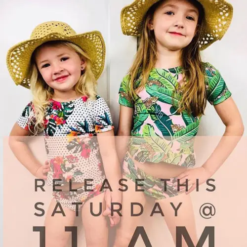 Новый стильный комплект одежды с зелеными листьями для маленьких девочек летняя