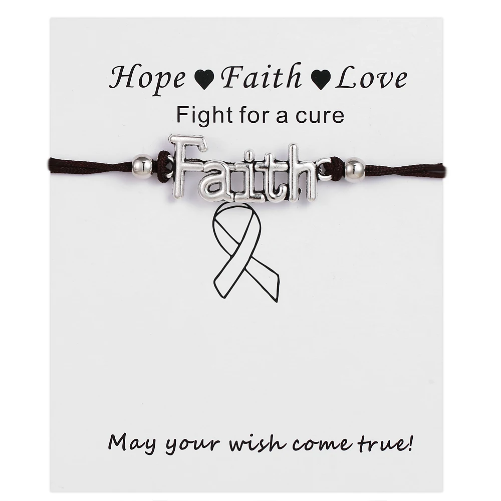 Модные Серебряные Подвески Вера Надежда подвеска Борьба за лечение ювелирные