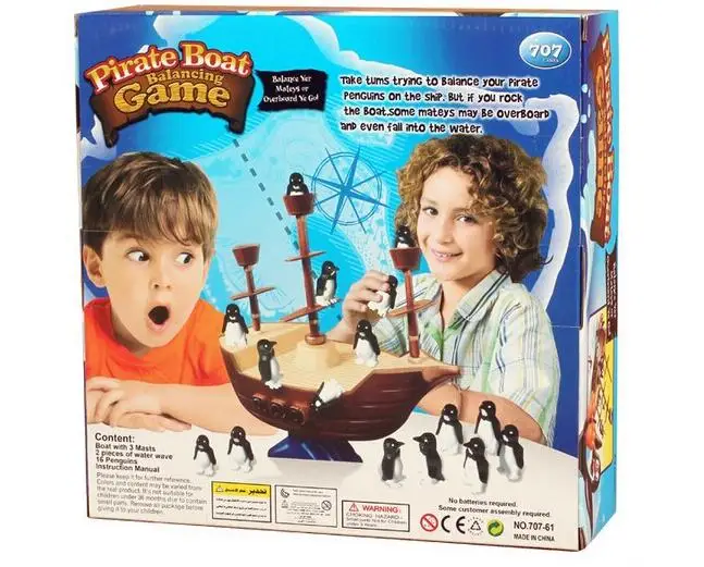 Высококачественный пиратский корабль с балансом развивающие игрушки