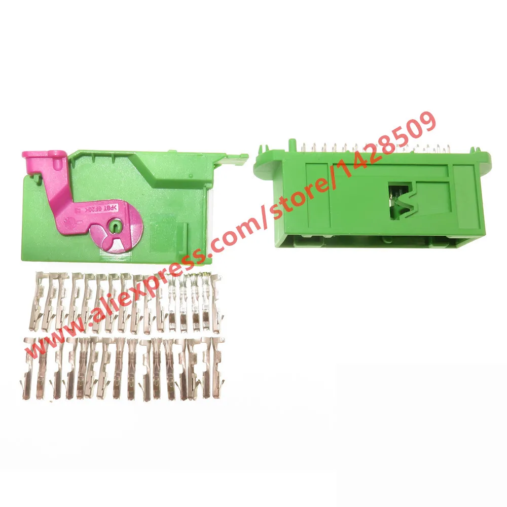 Комплект 32 pin 1J0972977C 1J0972977D разъем ecu для Audi VW Seat Skoda инструмент приборная панель