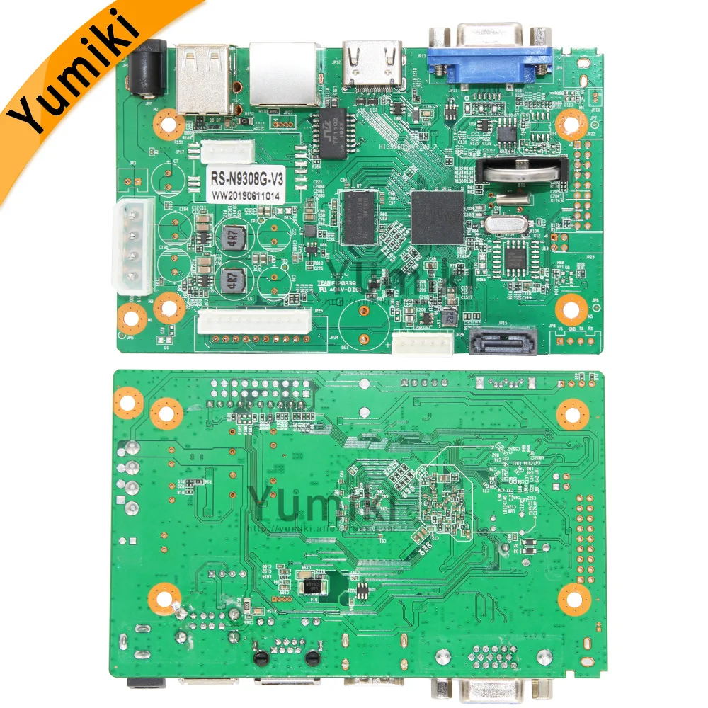 8CH* 3.0MP H.265/H.264 NVR сеть Vidoe рекордер DVR плата для ip-камеры с SATA линии ONVIF VMS P6Spro
