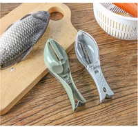 fish scale scraper fast remove fish skin brush planer seafood tool fish scaler fishing knife kitchen clean cooking accessorie