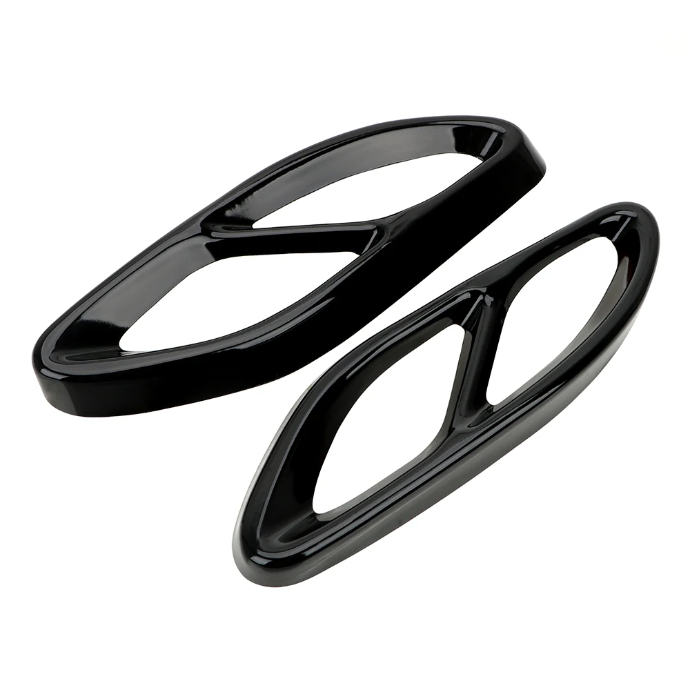 Задняя крышка выхлопной трубы декоративная рамка для автомобилей Mercedes Benz A B C E GLE