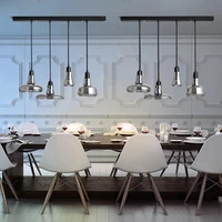 ruihe post modern restaurant creative personality nordic lamps and lanterns simple industrial style bar shadow glass chandelier