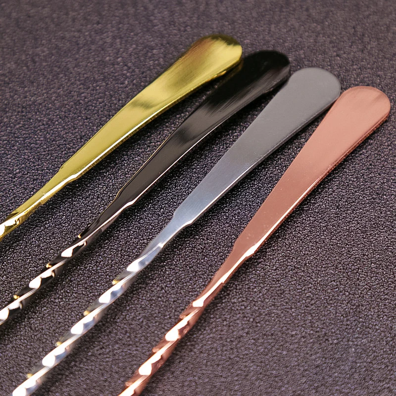 Ложка для коктейля из нержавеющей стали Hoffman Миксер напитков перемешивающая