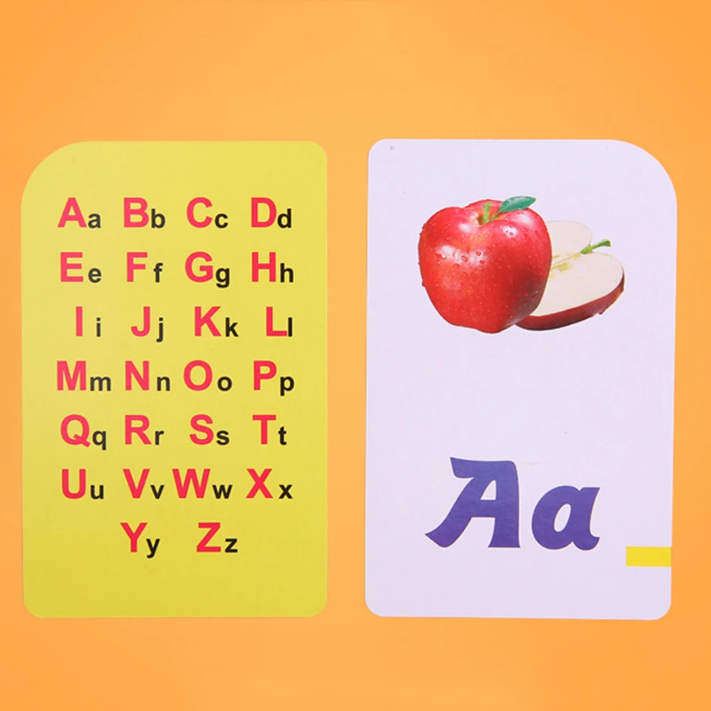 Children English Alphabet Arabic Numbers Learning Flash Paper Card Education Toy |