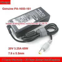genuine pa 1650 161 65w 20v 3 25a ac adapter for lenovo thinkpad 3000 t60 t61 x60 t400 t61 z61 x61 r61 laptop power supply