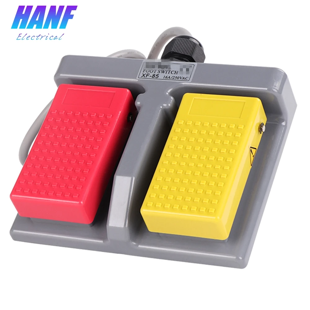 1 шт. пластиковый ножной переключатель бесконечная двойная педаль дуплексный