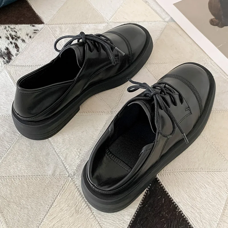 Harga Hi-Q Wanita Musim Dingin Kulit Sepatu Menambahkan Beludru Hangat Tahan Air Sepatu Bot Salju Ins Wanita Sepatu Bebas-Slip Wearable Fashion Semata Kaki