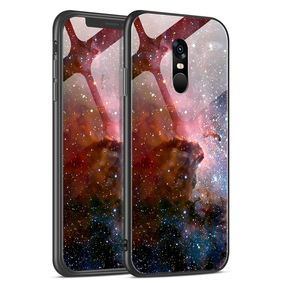 W354 Для Xiaomi Redmi Note 4/4X роскошный чехол из закаленного стекла для Remi Note 4 Pro CN Version/4 Gobal Version Fashion Soft Edge Shell - Цвет: W354
