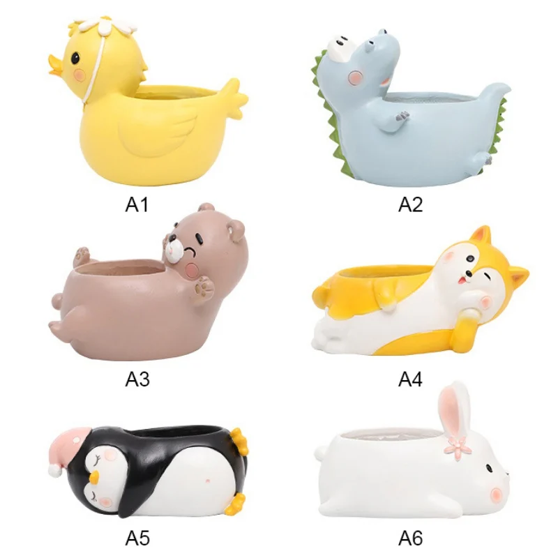 

CXD-2021 New Succulent Flower Pot Flower Pot-Rabbit Planter Home Office Decor for Cactus Gardening Succulents