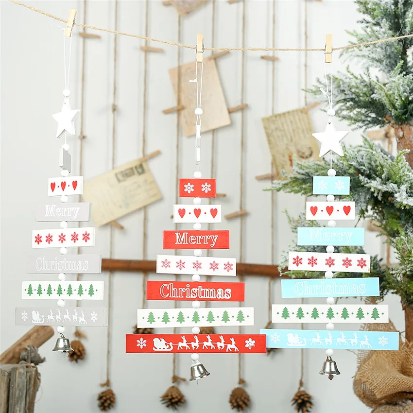 Мульти Стиль креативные Деревянные Ремесла рождественские деревянные подвески