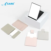 acare pocket rectangle makeup folding mirrors ultra thin folding make up mirror personalised portable compact cosmetic mirror