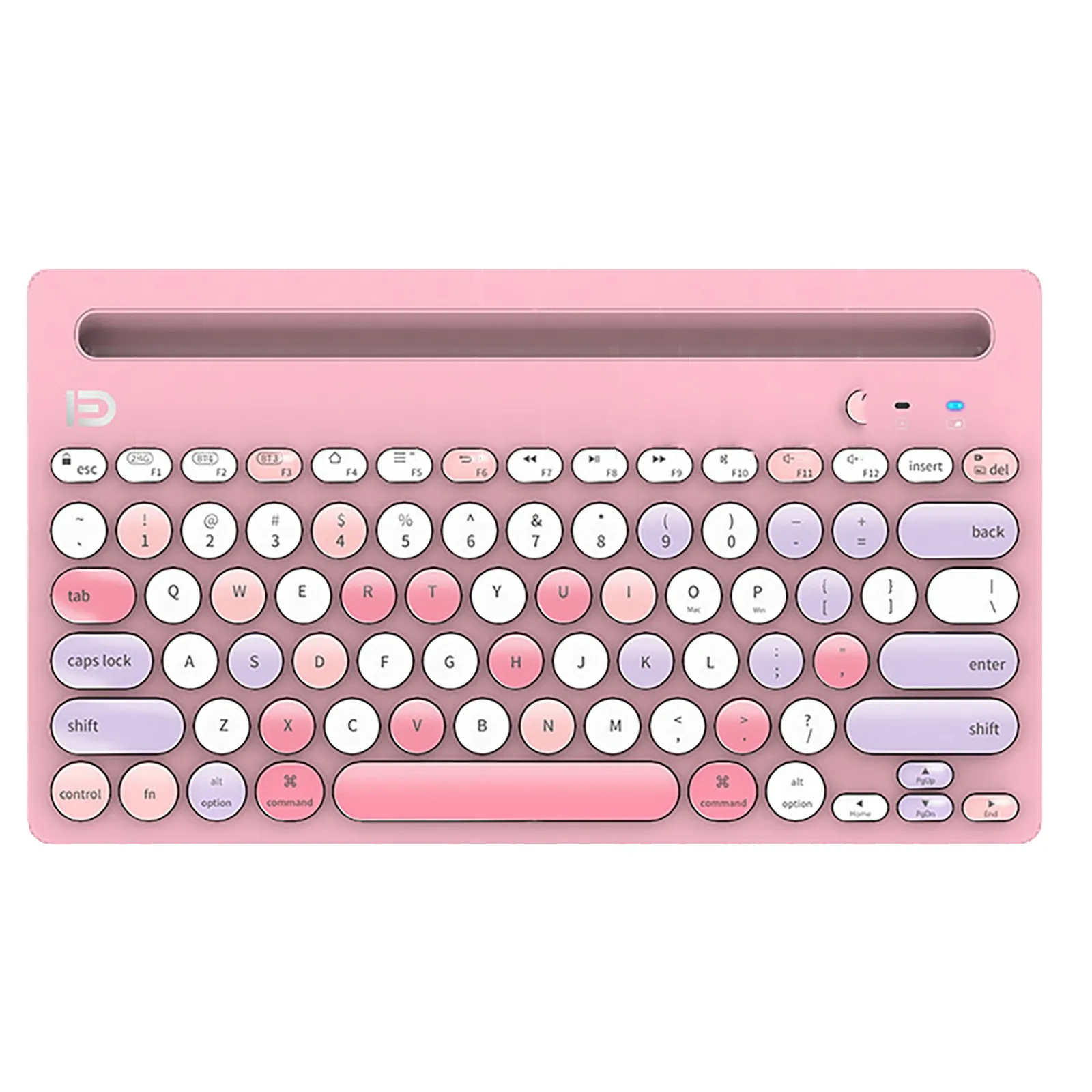 Смешанные Цвет клавиатуры панк Беспроводной Bluetooth планшет ноутбук универсальный