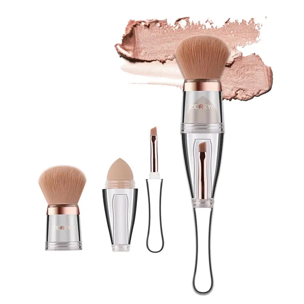 3 в 1 Кисть для макияжа многофункциональная комбинация портативные Кисти бровей