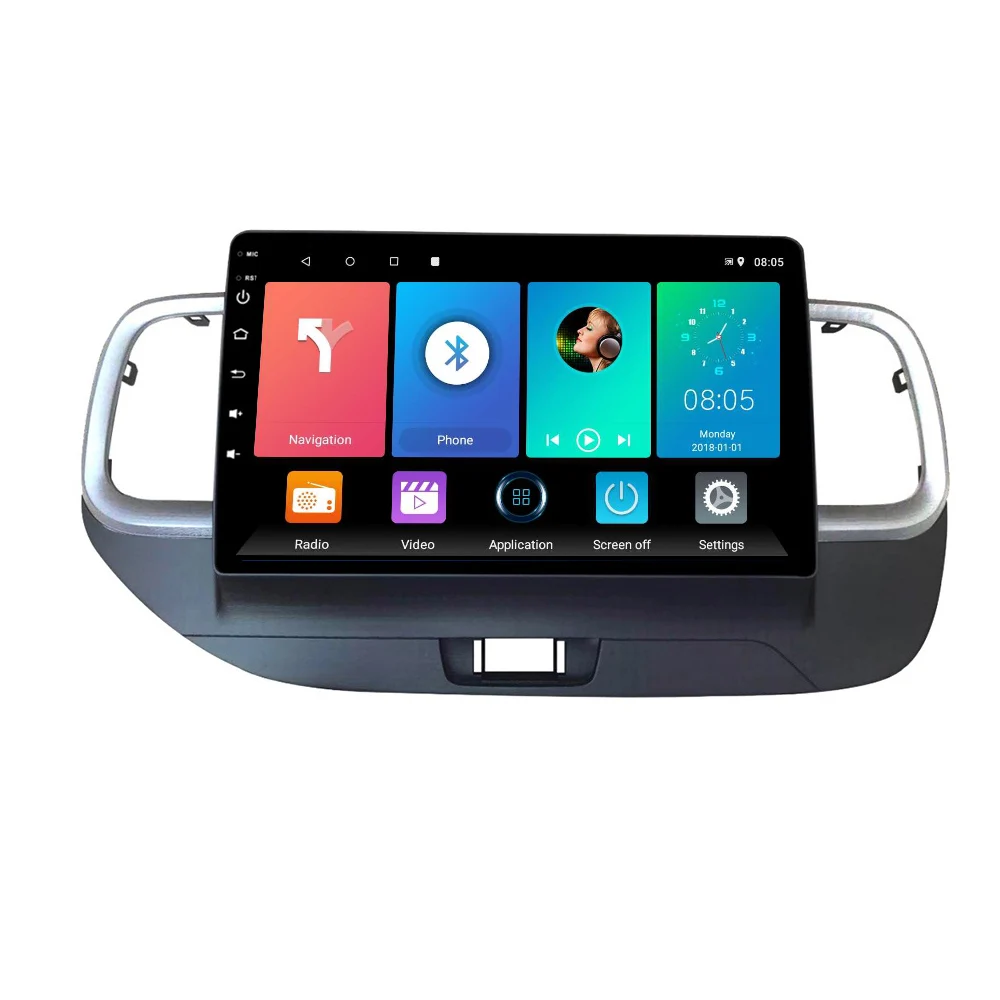 Для Hyundai Venue 2019 2020 2.5D 9 дюймов экран 2 din Android 8 1 автомобильный радиоприемник с