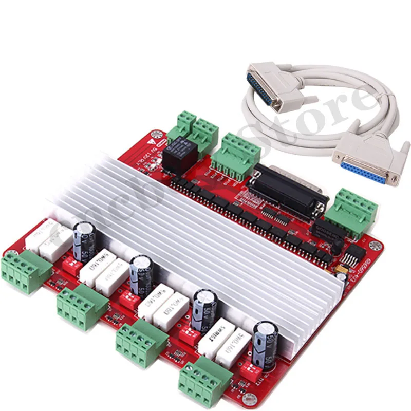 Плата управления для гравировального станка с ЧПУ TB6560 3/4 оси 3.5A Драйвер шагового