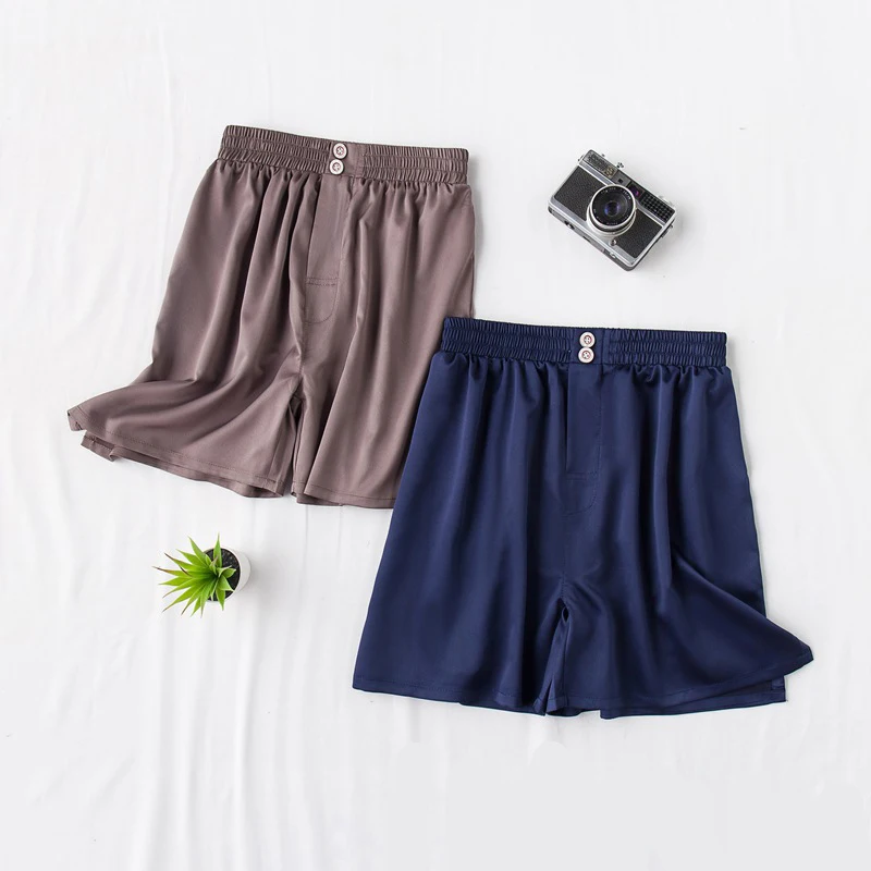 Мужские летние брюки для ванной Мужская Ночная рубашка короткие штаны ночная