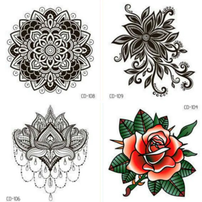 1 шт. модная задней части тату наклейка на руку вечерние подарки день рождения