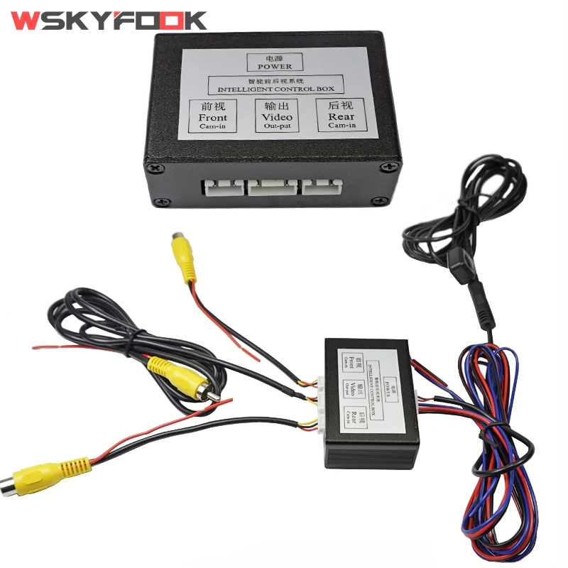 Парковочный интеллектуальный блок управления 2Ch автомобильная камера видео