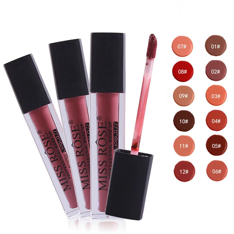 Новый матовый блеск для губ сексуальный Жидкий долговечный водонепроницаемый