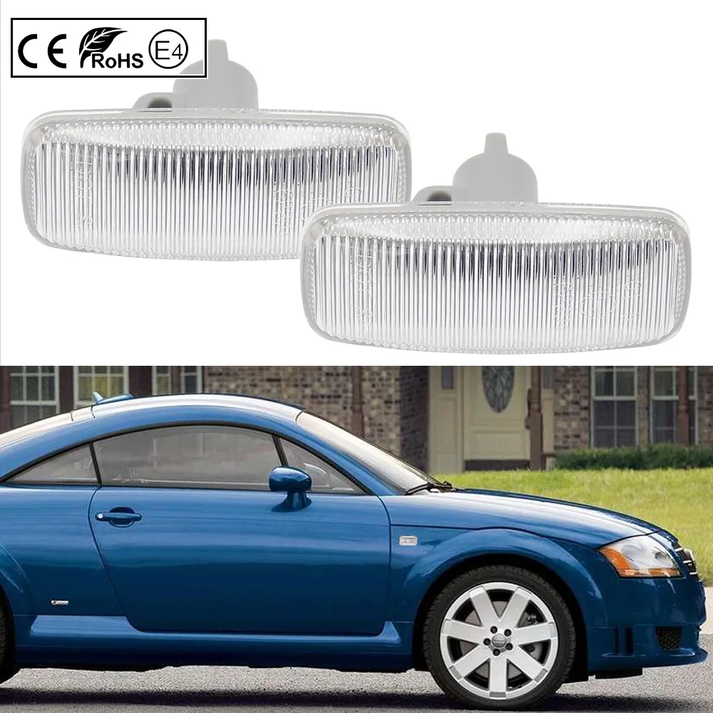 2 * шт прозрачный Боковой габаритный фонарь OEM сигнальный подходит для Audi A3 hatchback
