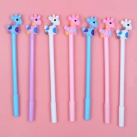 24pcsset japanese cute pens red deer horse back to school pen gel kawaii stationery funny stuff thing rollerball ballpoint 2022
