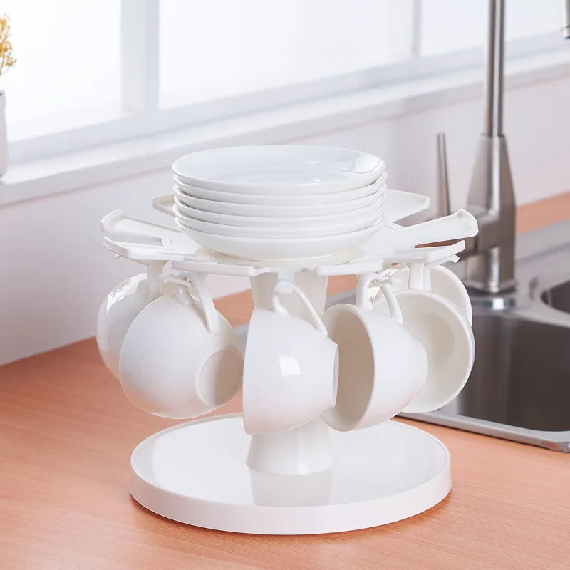 

Creative Plastic Cup Rack Drain Storage Rack Kitchen Desktop Storage Rack Cup Rack Kitchen Household Items