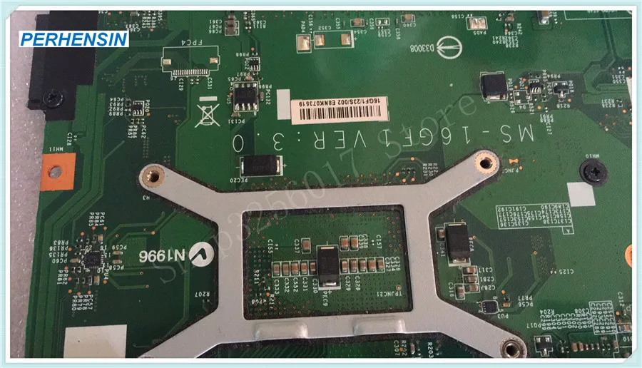 Используется для материнской платы ноутбука MSI GE60 MS-16GF1 i5 VER: 3 0 DDR3