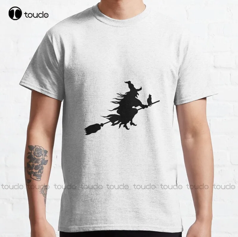 

New Witch Classic T-Shirt Women Mens Crewneck Tshirt Cotton Tee Shirts S-5Xl