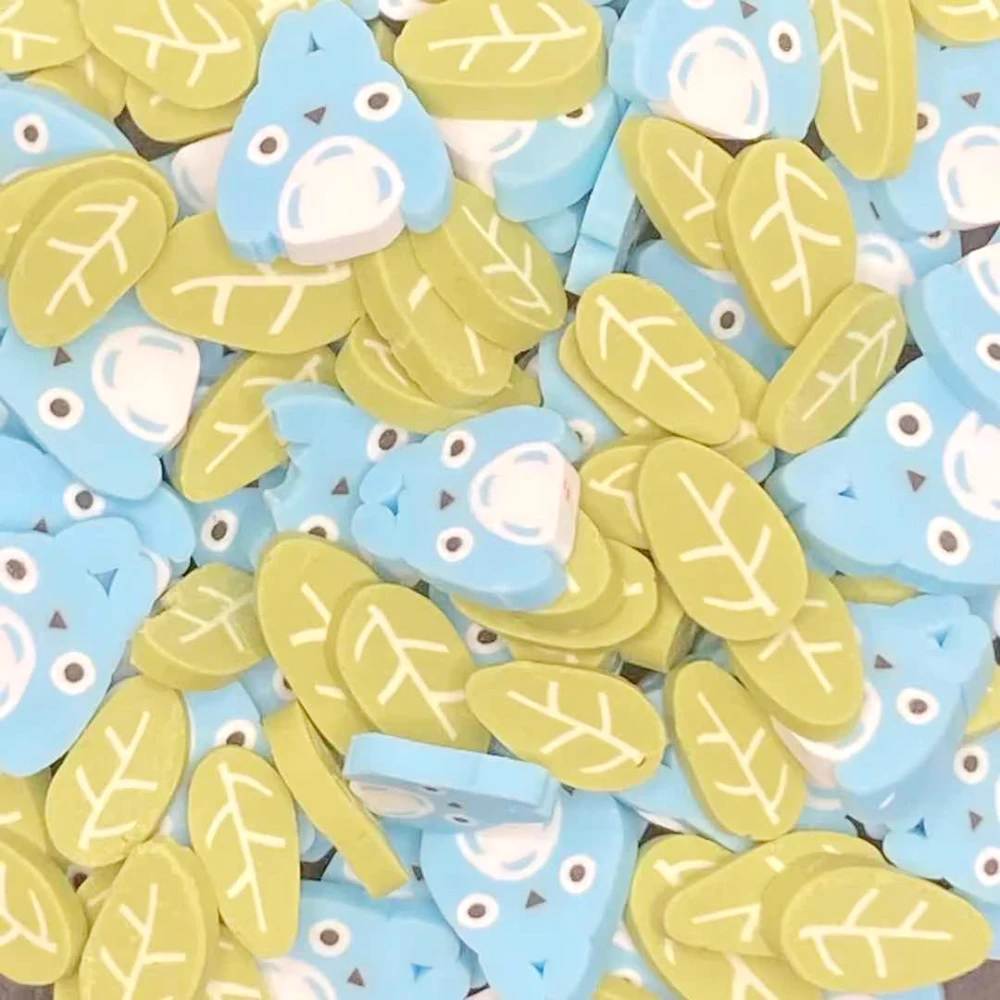 Листья Тоторо 30 г полимерная глина для наполнения слаймом ремесла сделай сам