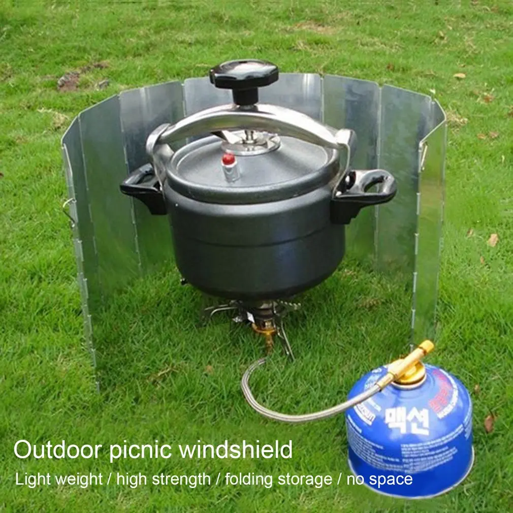 Увеличенный портативный складываемый алюминиевый сплав ветровое стекло для